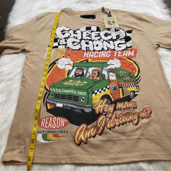 Cheech & Chong Racing Team t-shirt men’s size M (oversized) NWT - Picture 8 of 9